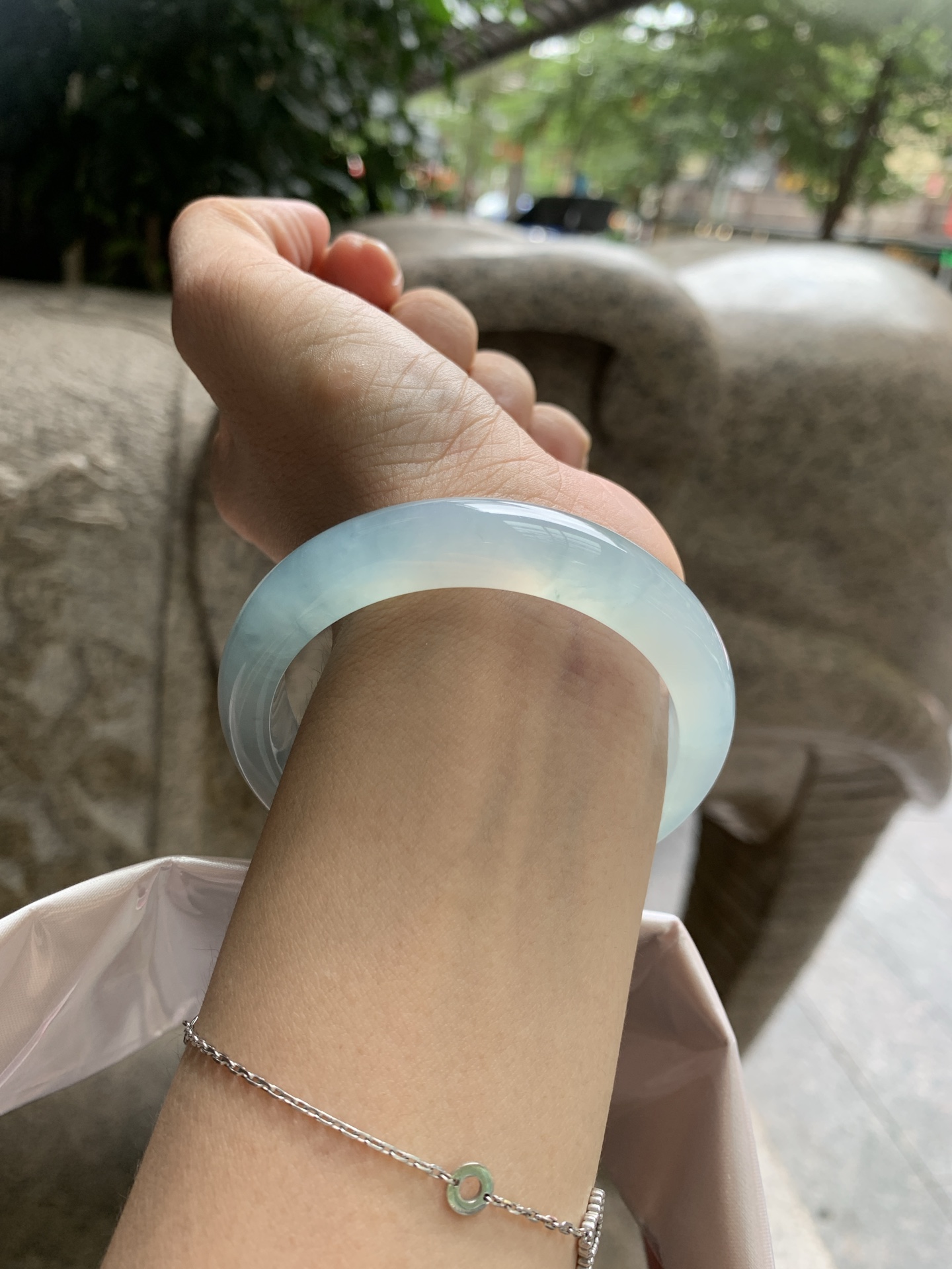 冰蓝底正圈,0903-N1458,打灯细纹