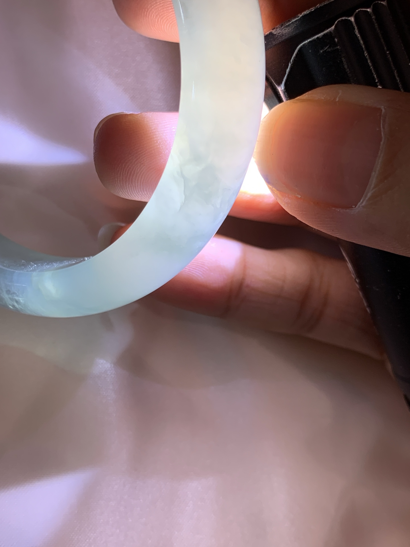 冰蓝底正圈,0903-N1458,打灯细纹
