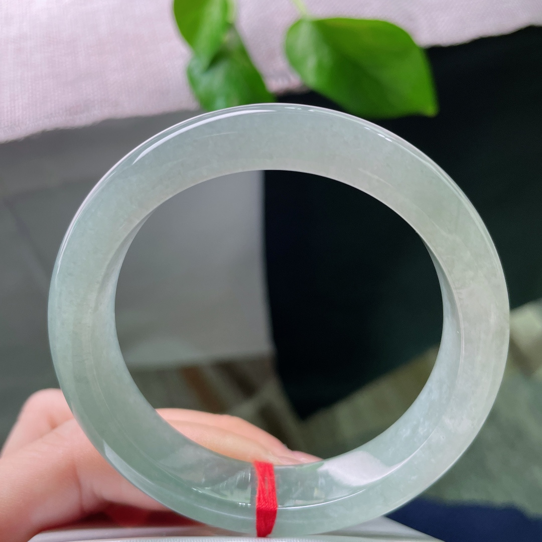 冰油正圈，湖水蓝，清透泛光，深幽雅静，种老，无裂，ss58088a