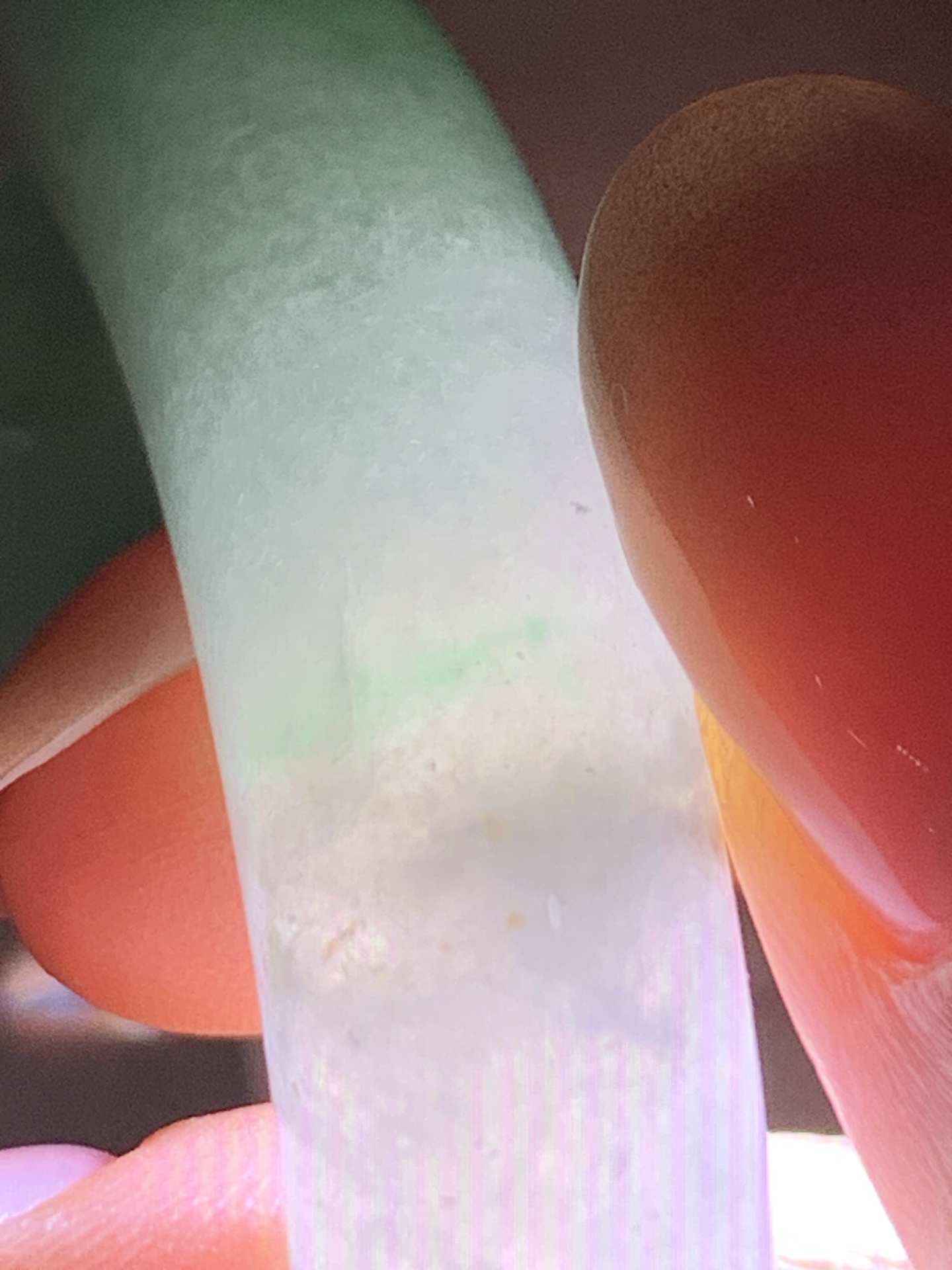 冰绿贵妃,打灯细棉纹,有沙眼微扣