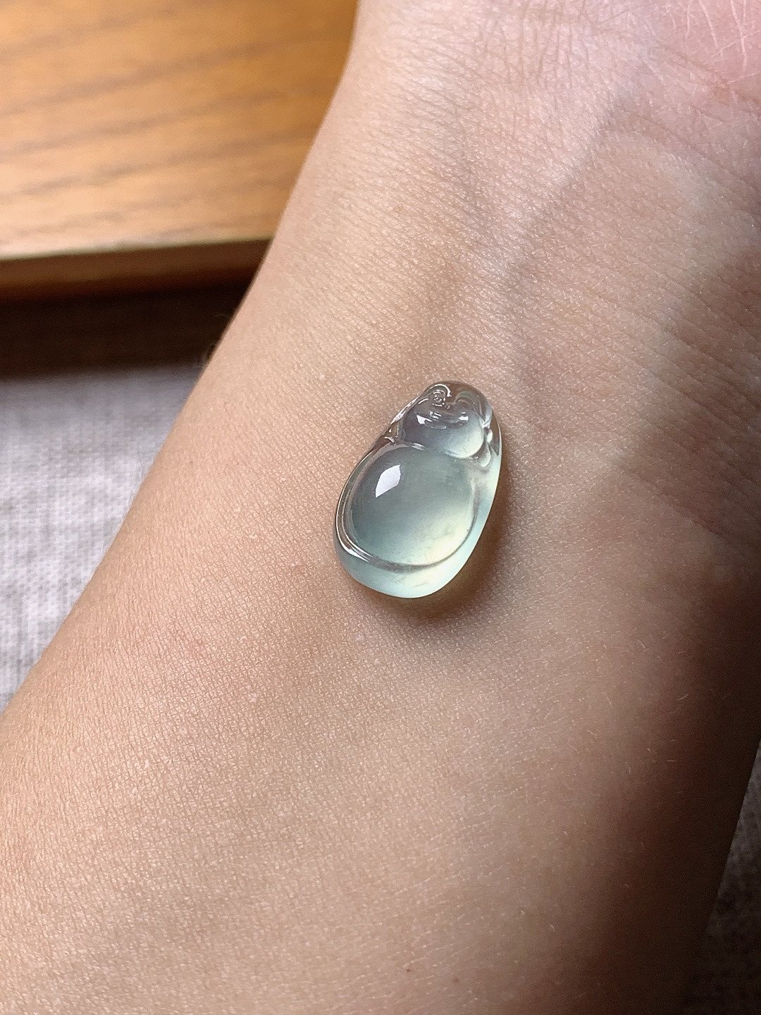 ️冰种佛公，水润种老 0903 尺寸16.4*10.2*5.7