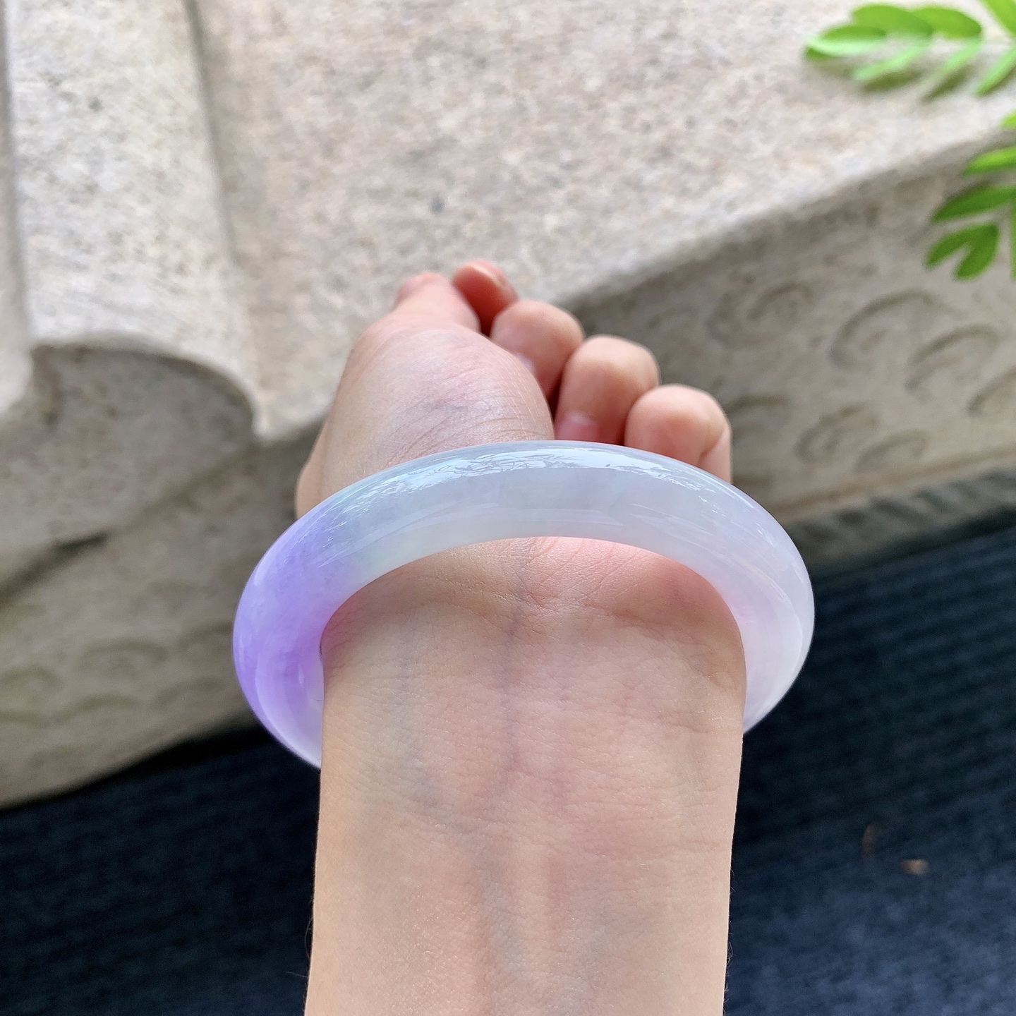 圆条53 54，冰糯，水润，种老，细腻，打灯有絮线