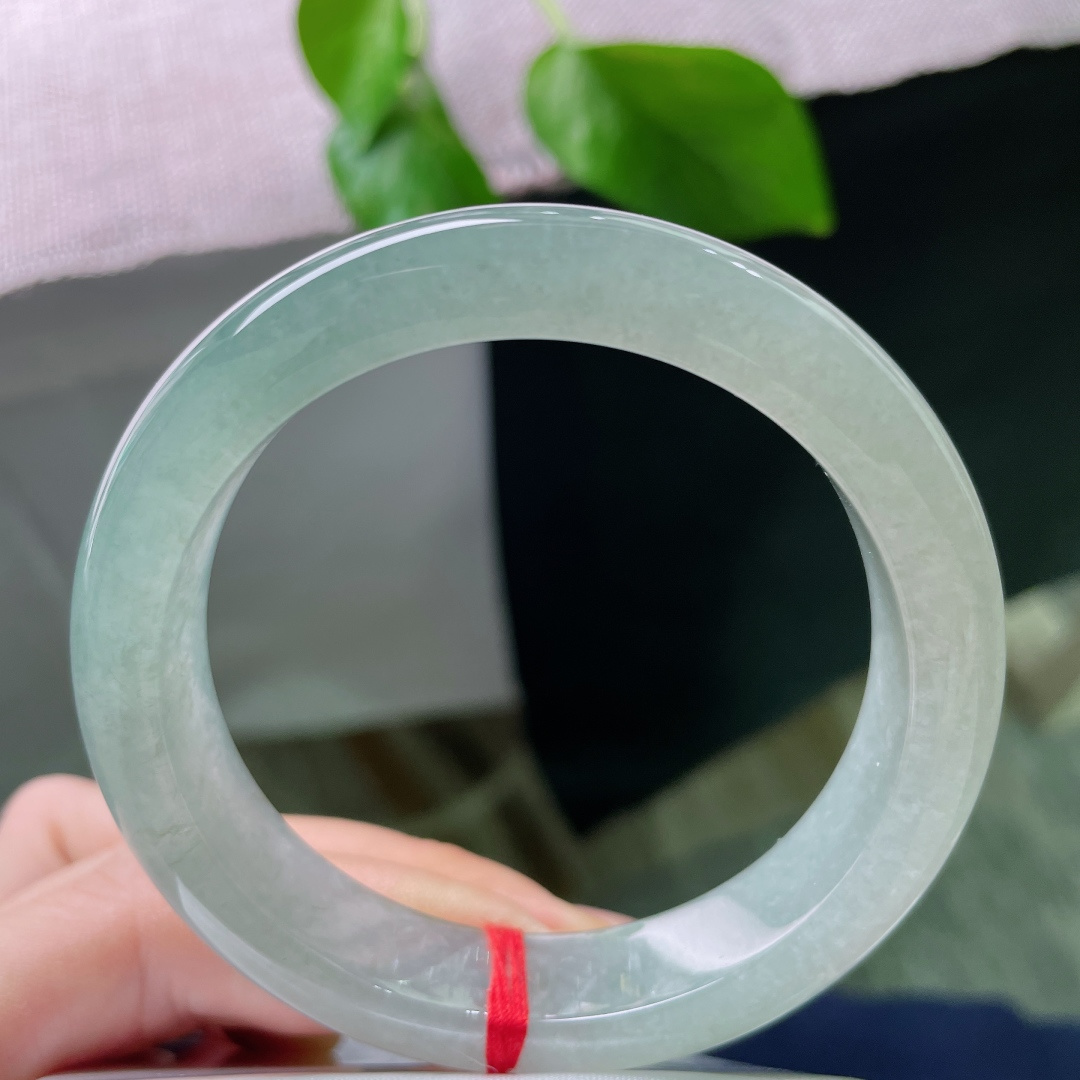 冰油正圈，湖水蓝，清透泛光，深幽雅静，种老，无裂，ss58088a