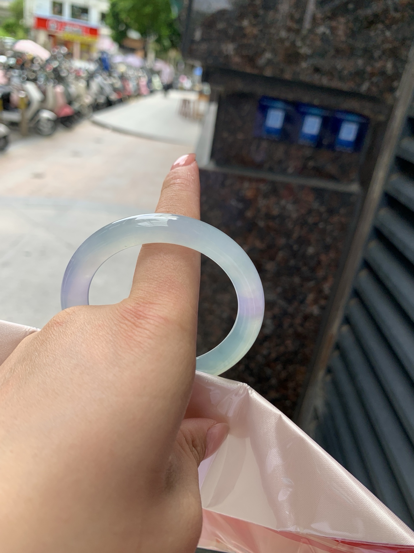 冰春彩圆条,0903-N1451,打灯纹裂，不扣