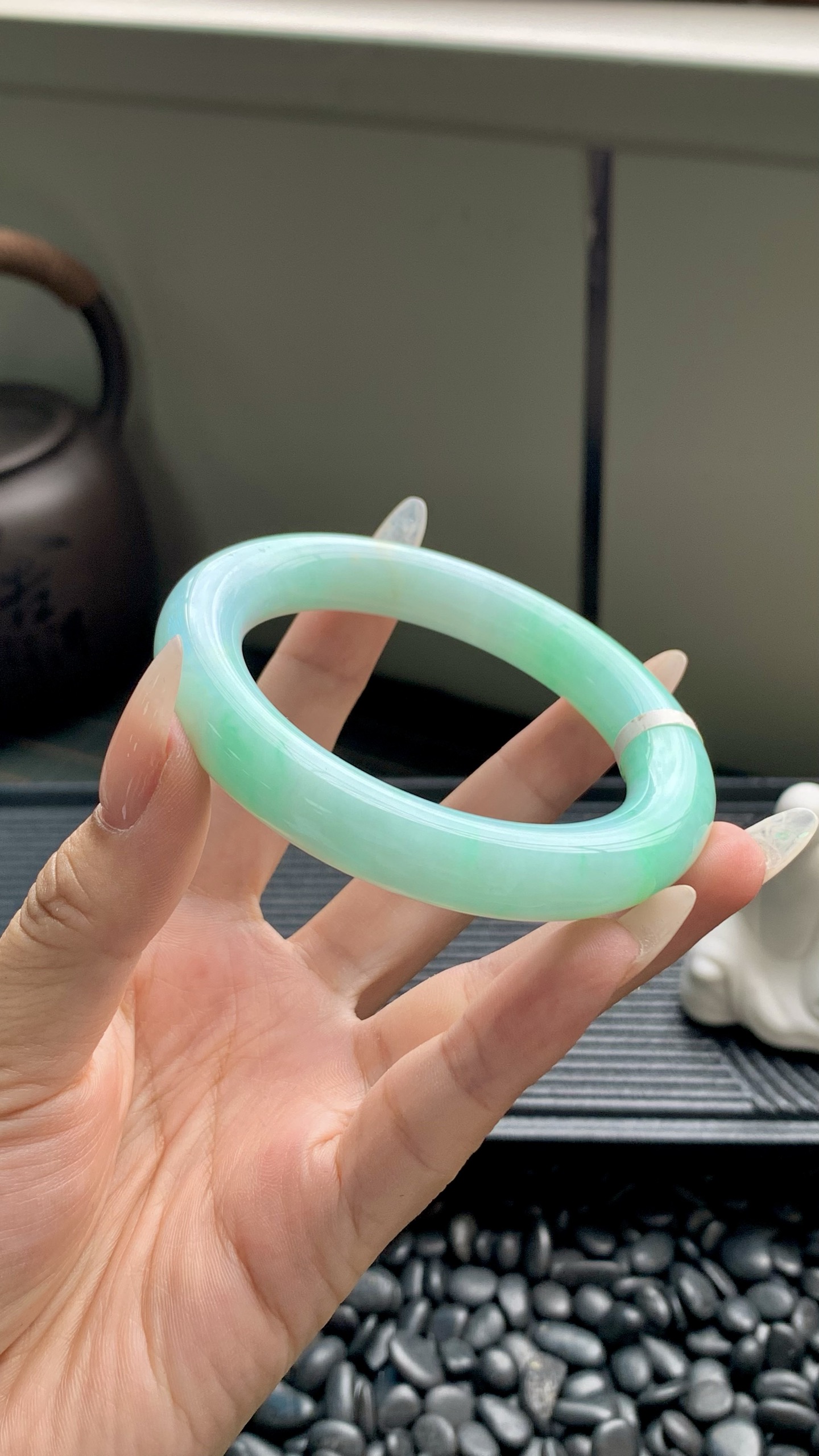 果绿圆条成品 HYY-7124 尺寸：55.5-11-12