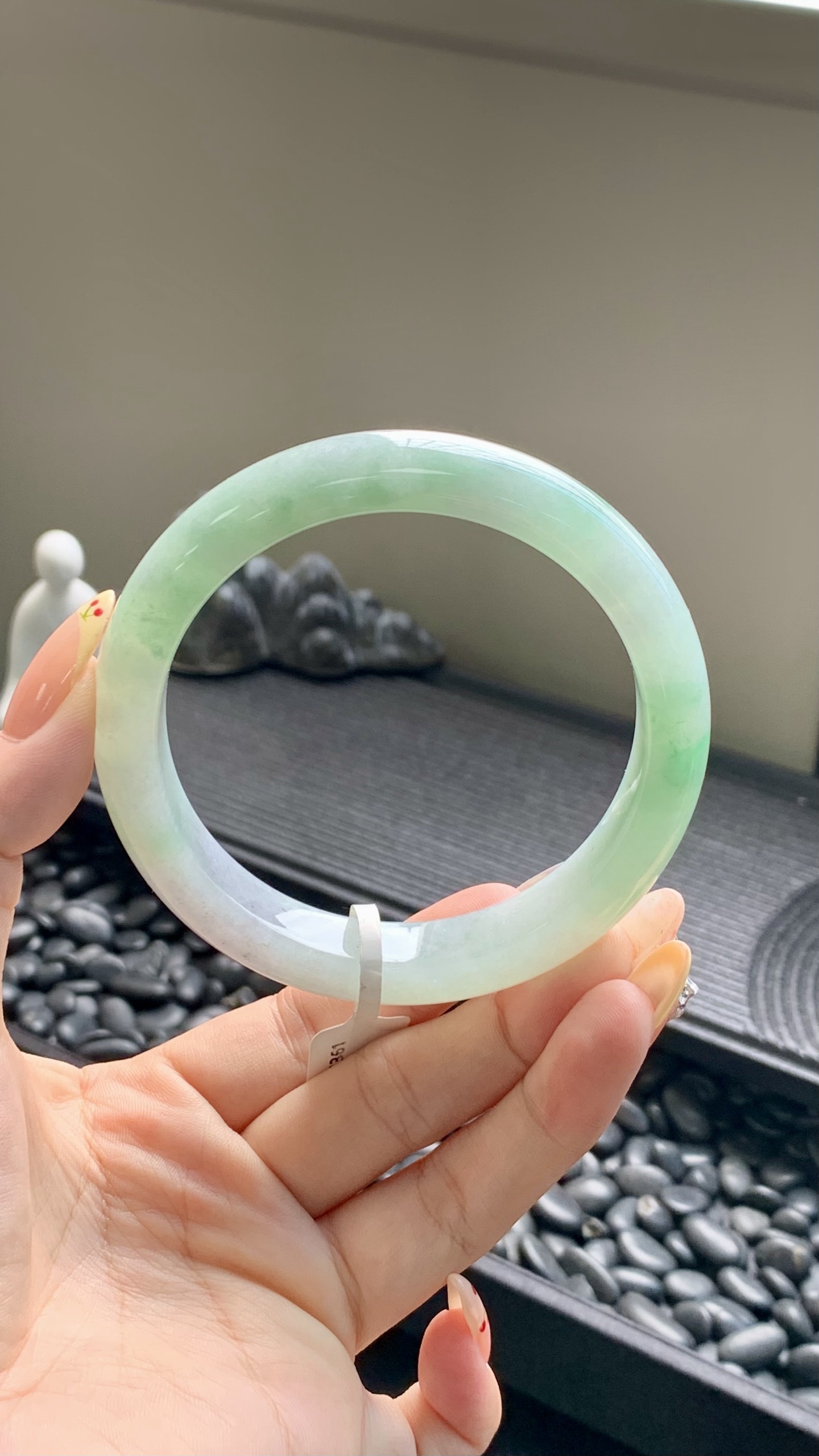 晴绿飘花正圈成品 HYY-4361 尺寸：63-12.5-9