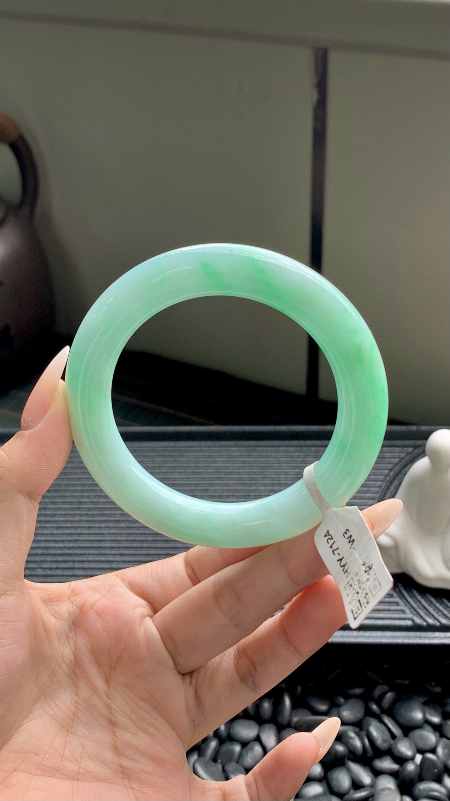 果绿圆条成品 HYY-7124 尺寸：55.5-11-12