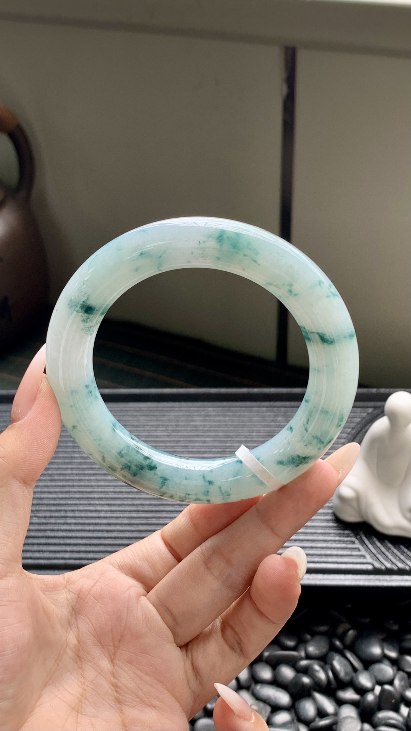 飘蓝花圆条成品 HYY-7672 尺寸：57-12-12