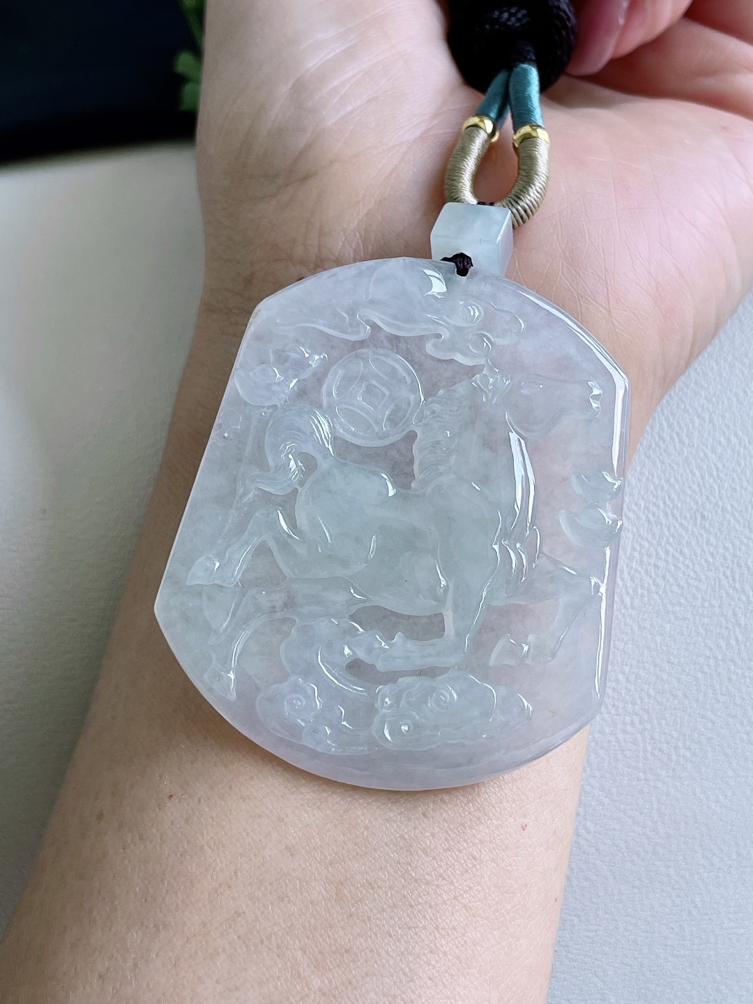 冰晴水生肖马牌吊坠,性比高
