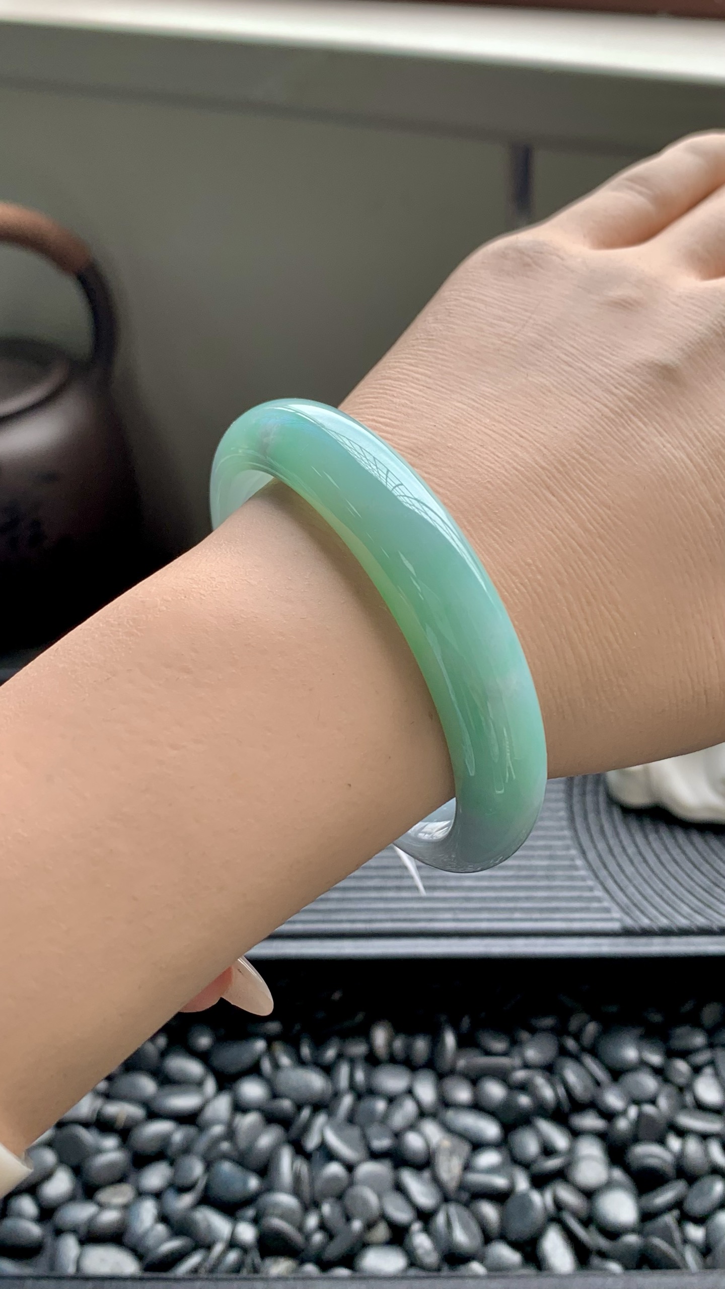 果绿正圈成品 HYY-9747 尺寸：58-13-8