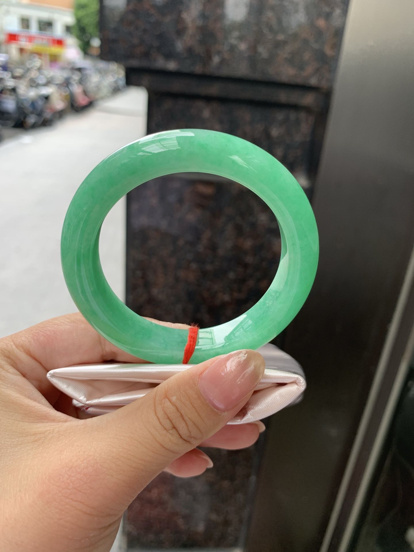 满绿正圈,0904-N1462,打灯细纹