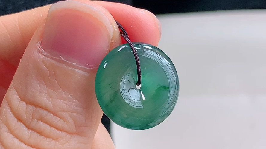 平安扣，无裂，尺寸17.0-5.1mm，包A附证书