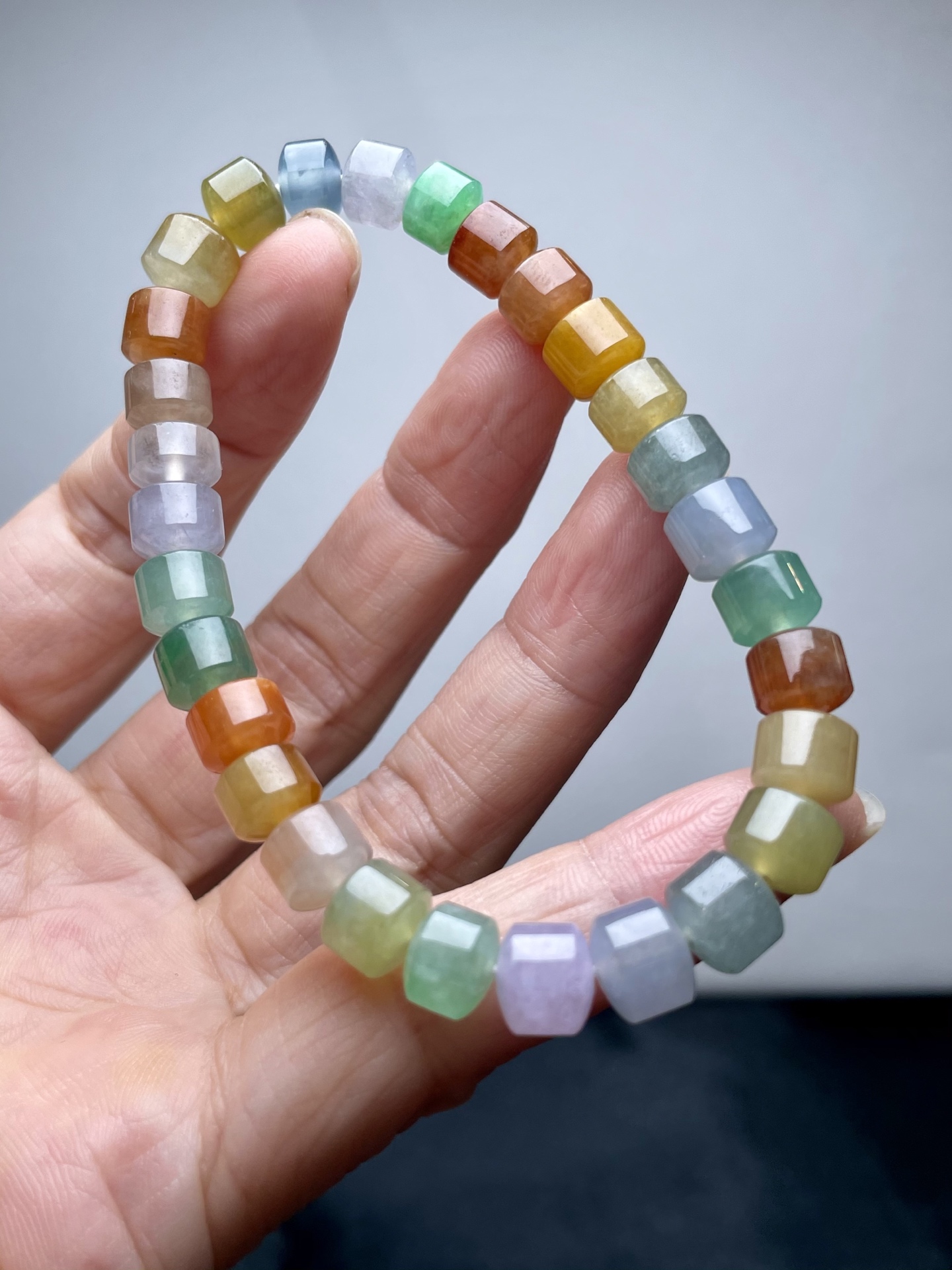 多彩手串，7.5mm、29粒