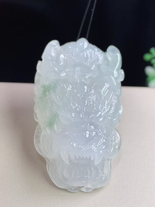 冰飘花霸气龙牌，无裂，尺寸50-28.3-12.5mm，j04jxg