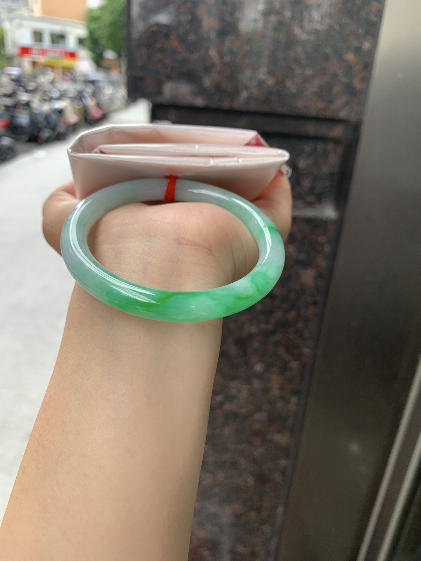 阳绿圆条,0904-N1465,打灯细纹