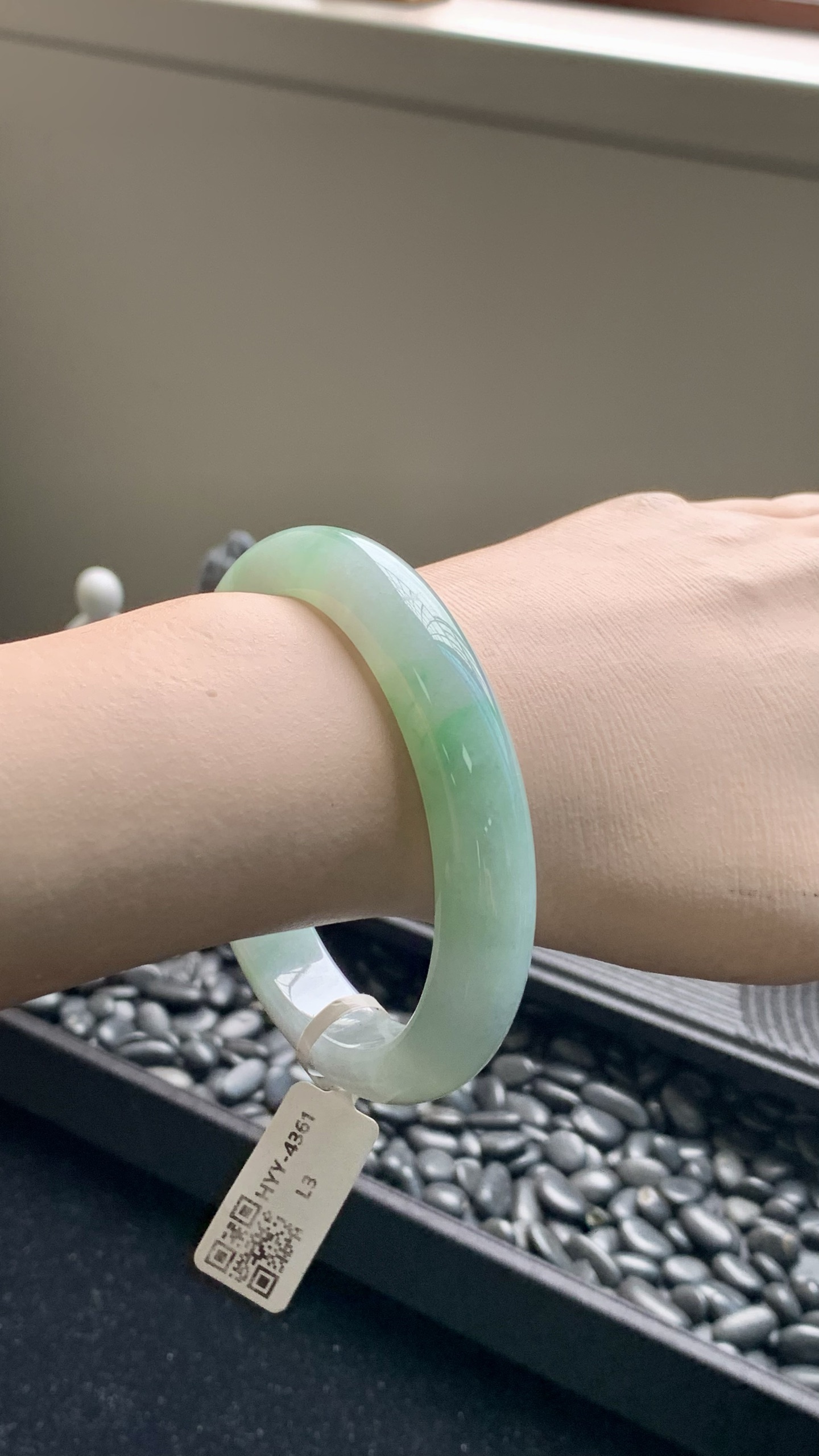 晴绿飘花正圈成品 HYY-4361 尺寸：63-12.5-9