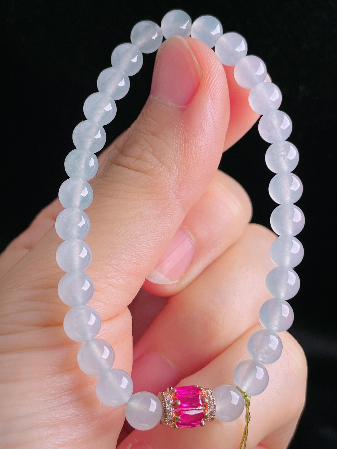 ️手串，老种起光，细底通透，尺寸：6.3mm0904