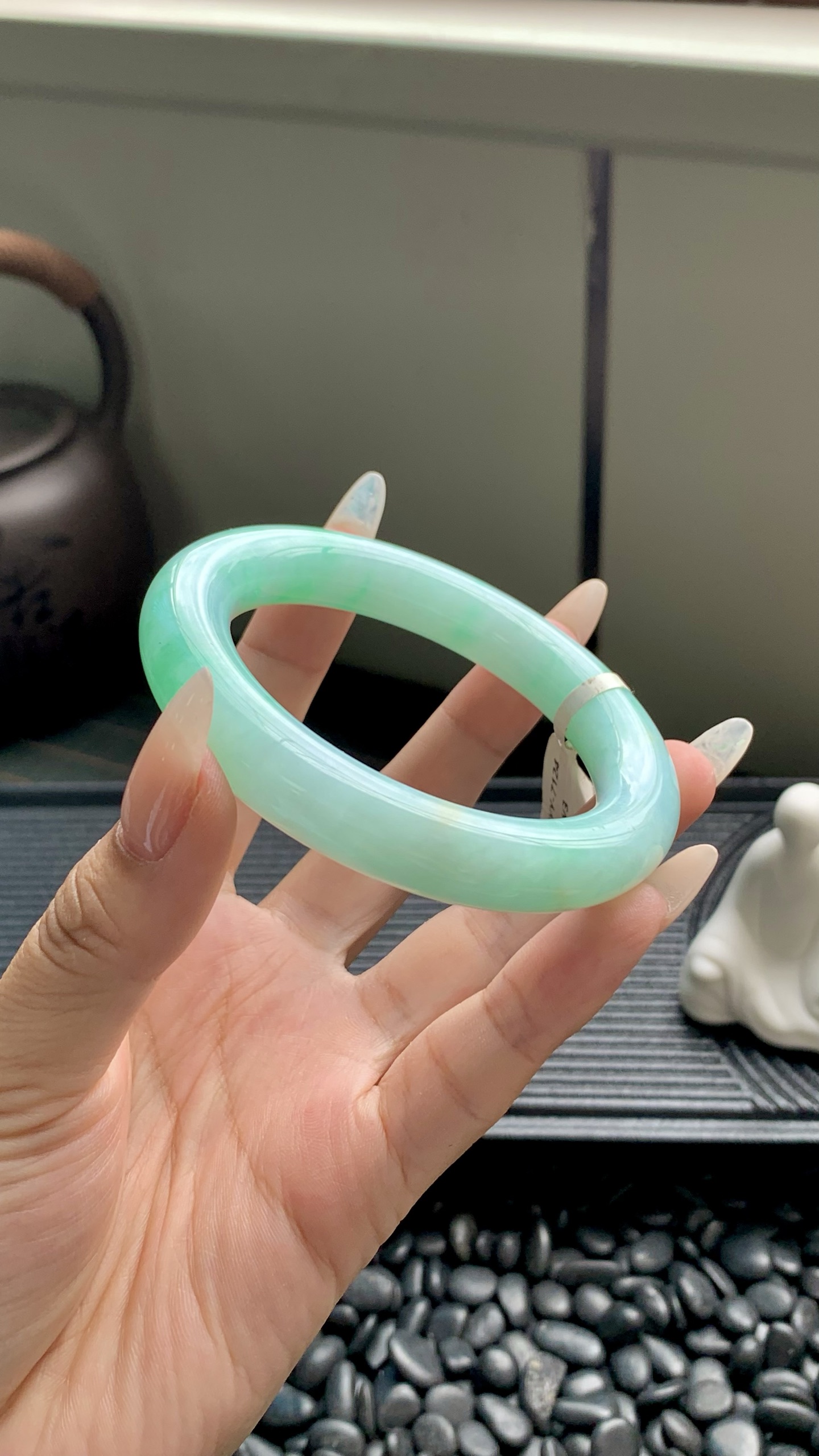 果绿圆条成品 HYY-7124 尺寸：55.5-11-12