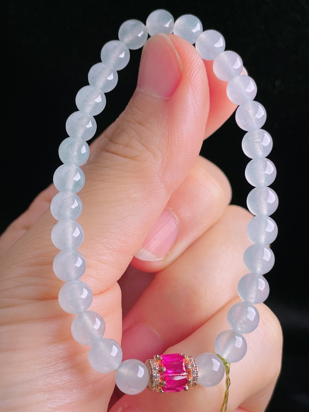 ️手串，老种起光，细底通透，尺寸：6.3mm0904