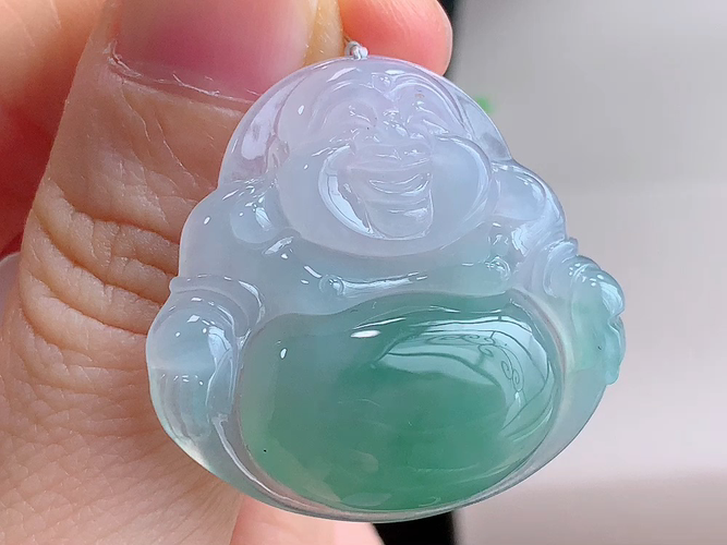 ️ 笑佛，无裂，尺寸33.5-31.3-6.4mm，包A附证书
