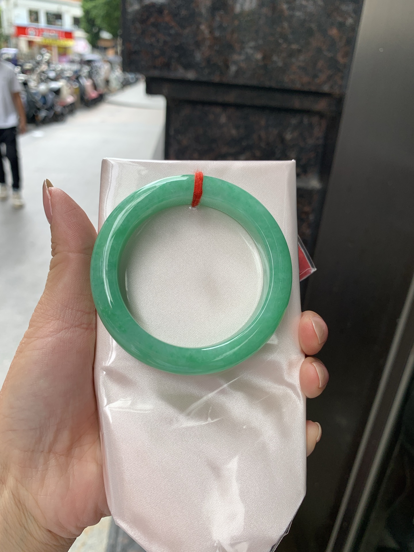 满绿正圈,0904-N1462,打灯细纹