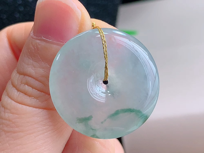 ️ 平安扣，尺寸26.6-5.1mm，包A附证书