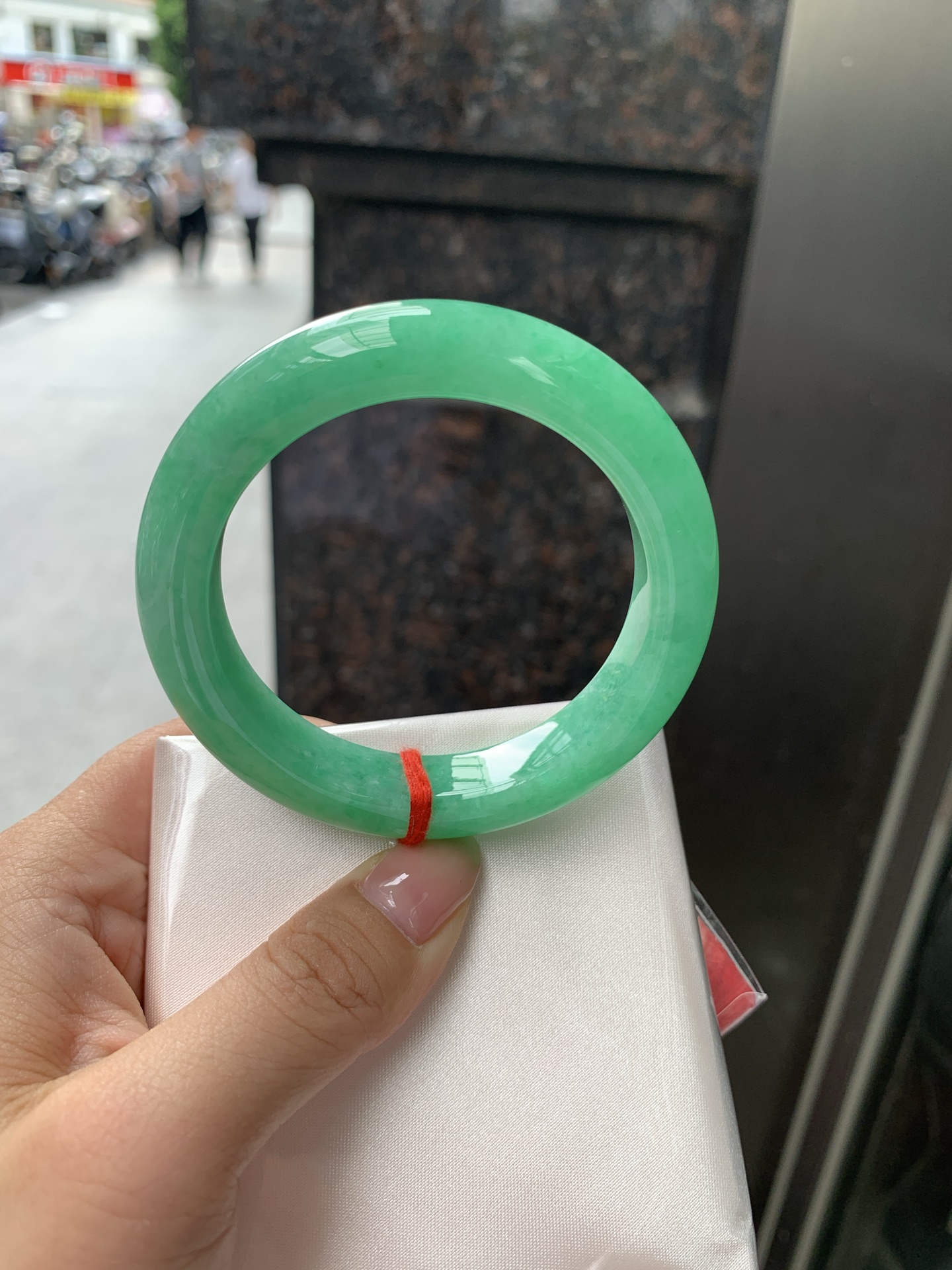 满绿正圈,0904-N1462,打灯细纹