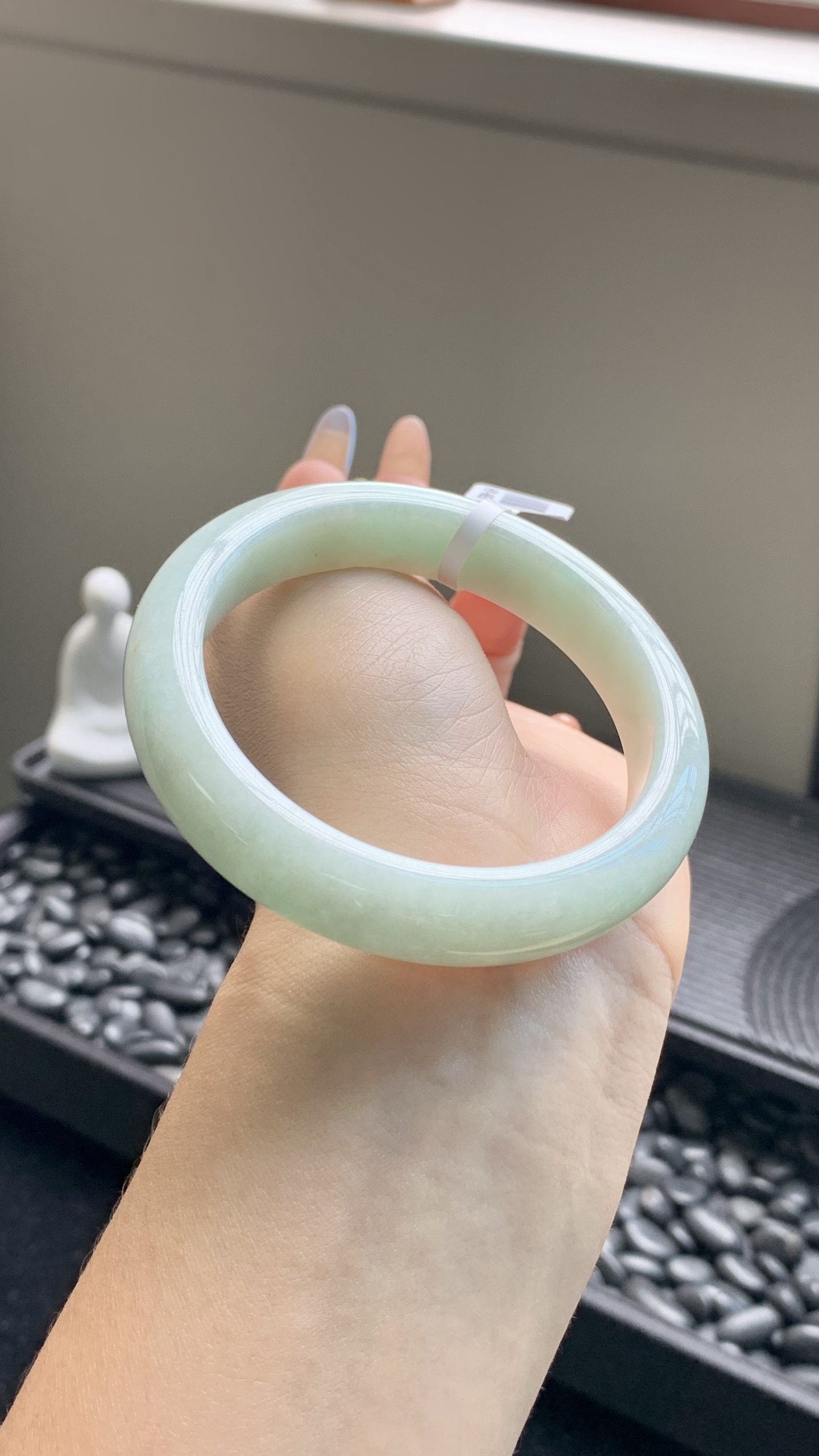 淡果绿正圈成品 HY-6637 尺寸：55-12-8