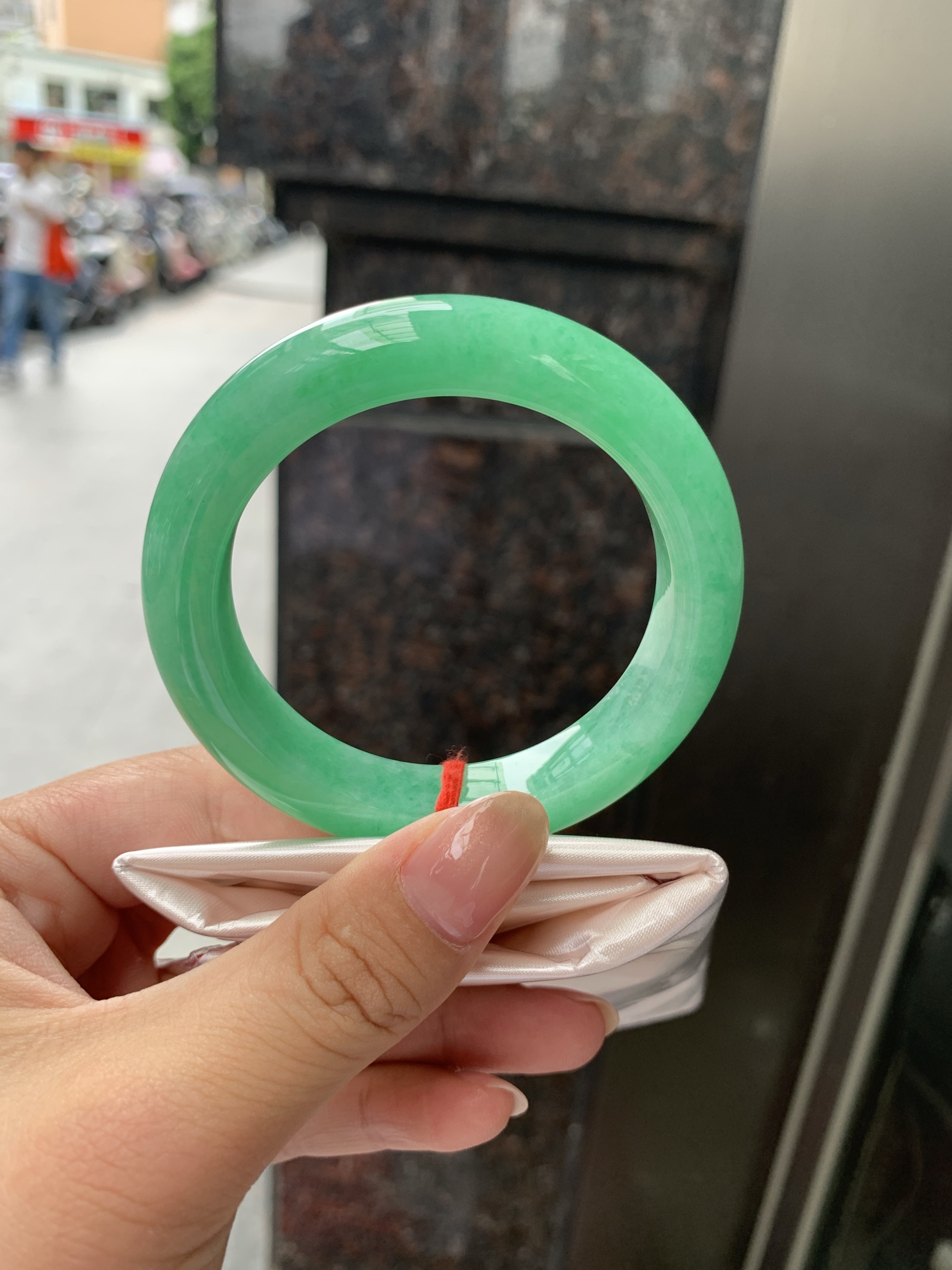 满绿正圈,0904-N1462,打灯细纹