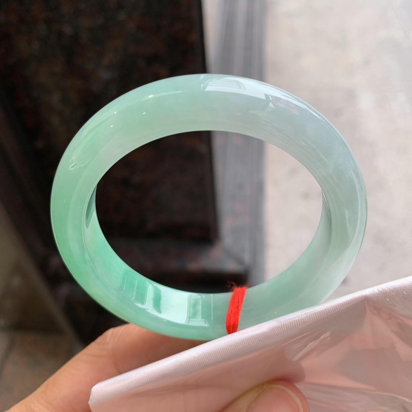 正圈飘绿 无裂 细腻