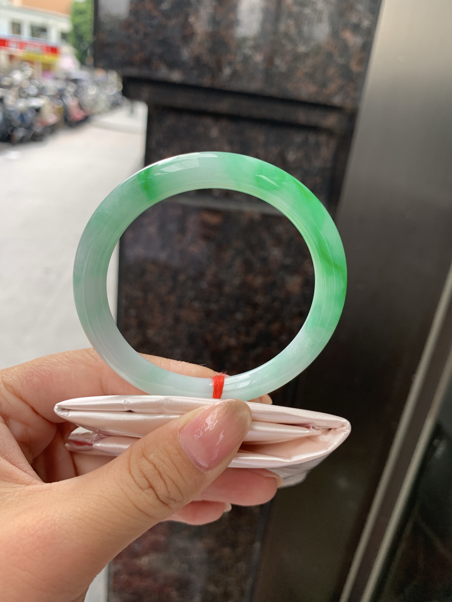 阳绿圆条,0904-N1465,打灯细纹