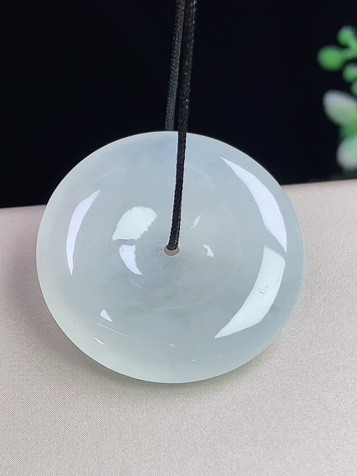 冰种平安扣，无裂，尺寸27-4.9mm，j04jwa6