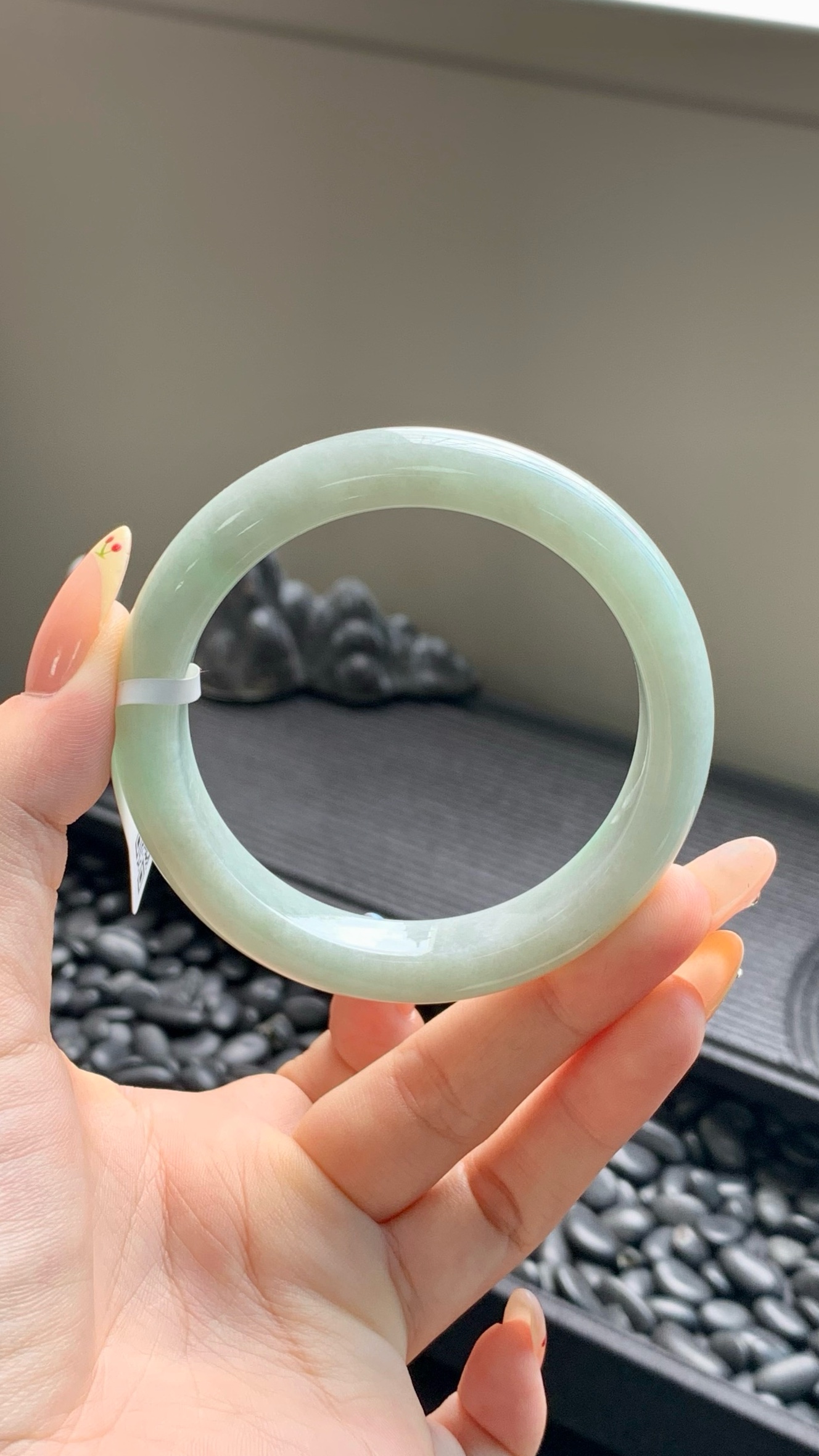 淡果绿正圈成品 HY-6637 尺寸：55-12-8