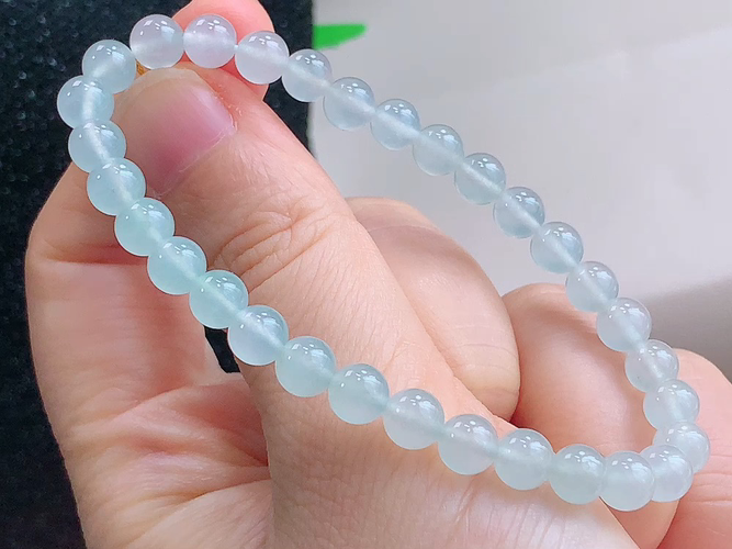 冰手链，尺寸取一6.0mm，包A附证书1350
