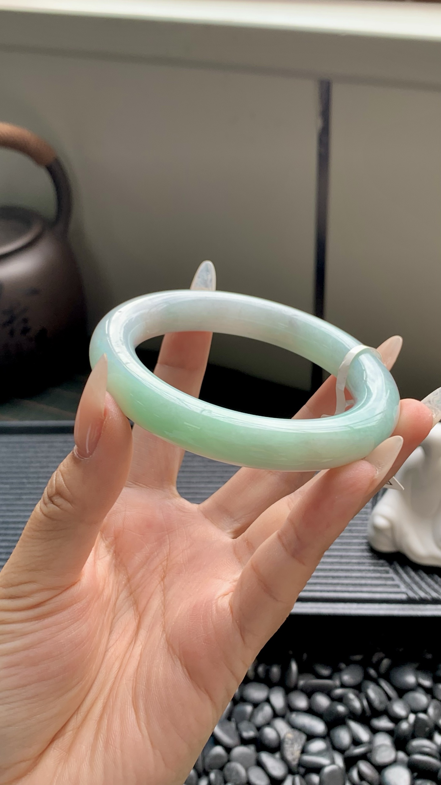 晴绿圆条成品,尺寸：57-11-11