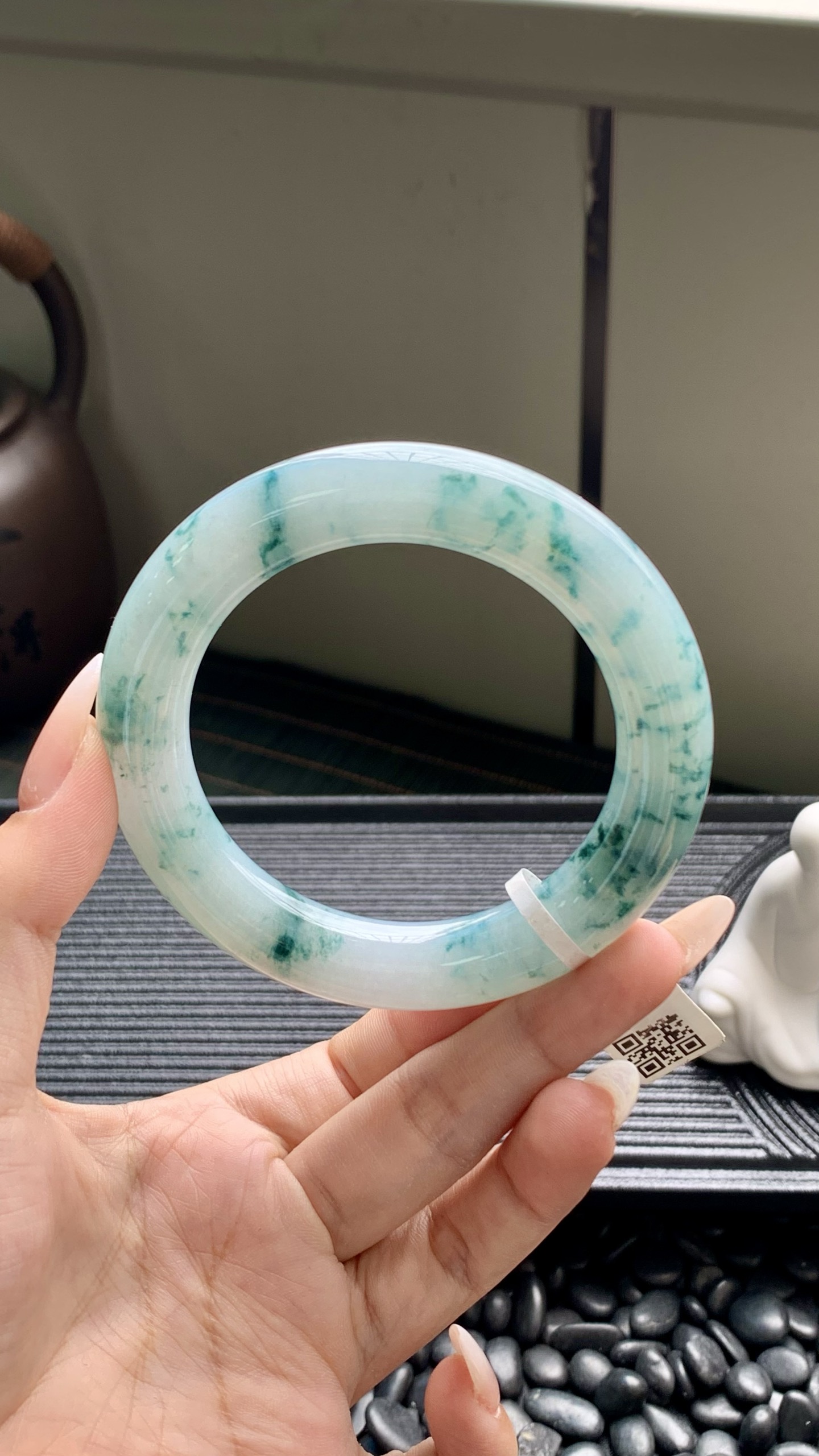 飘蓝花圆条成品 HYY-7672 尺寸：57-12-12
