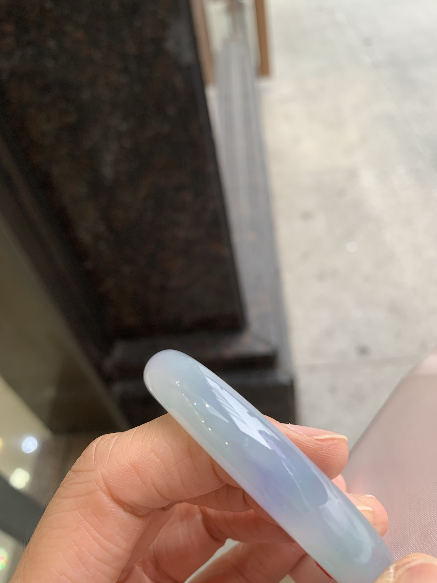 正圈冰春彩 微细纹 尺寸：53.3/11.8/10 料子漂亮