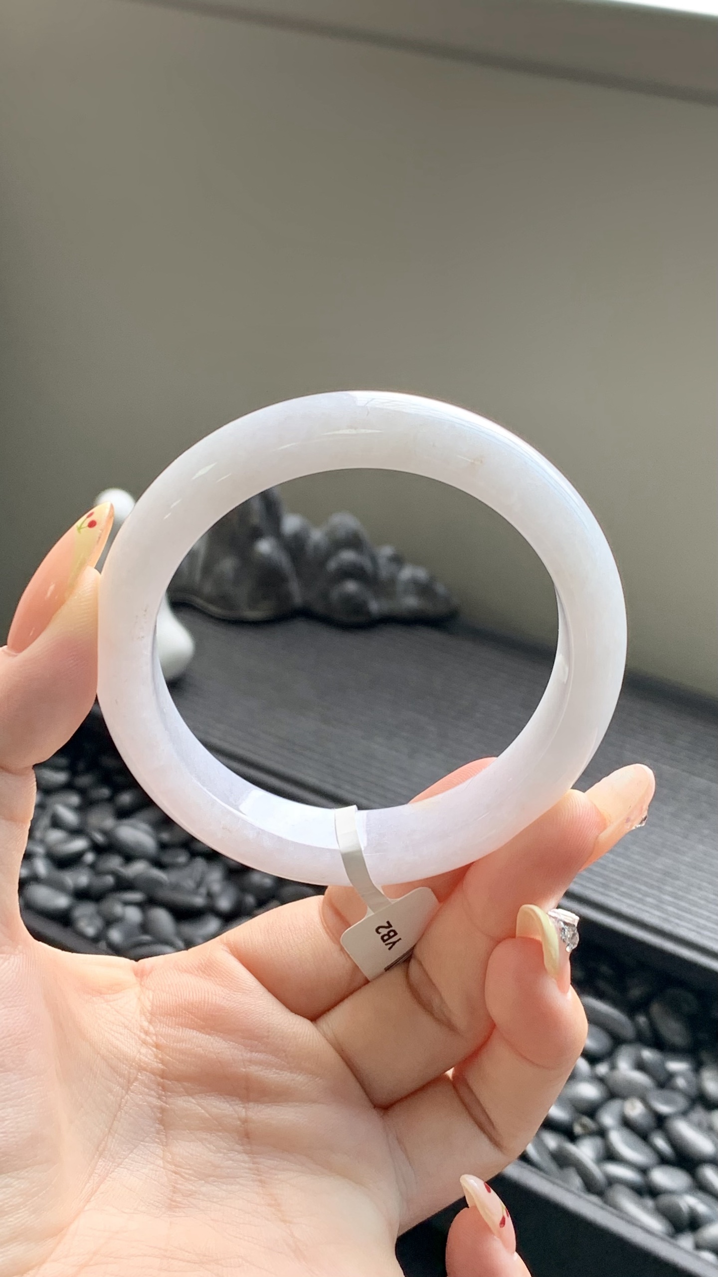 白月光洒金正圈成品 HYY-6445 尺寸：54.5-12-8