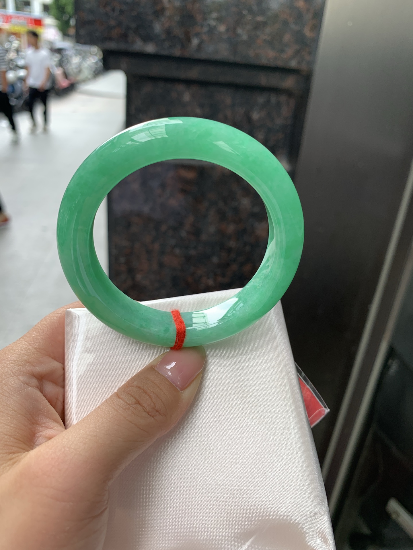 满绿正圈,0904-N1462,打灯细纹