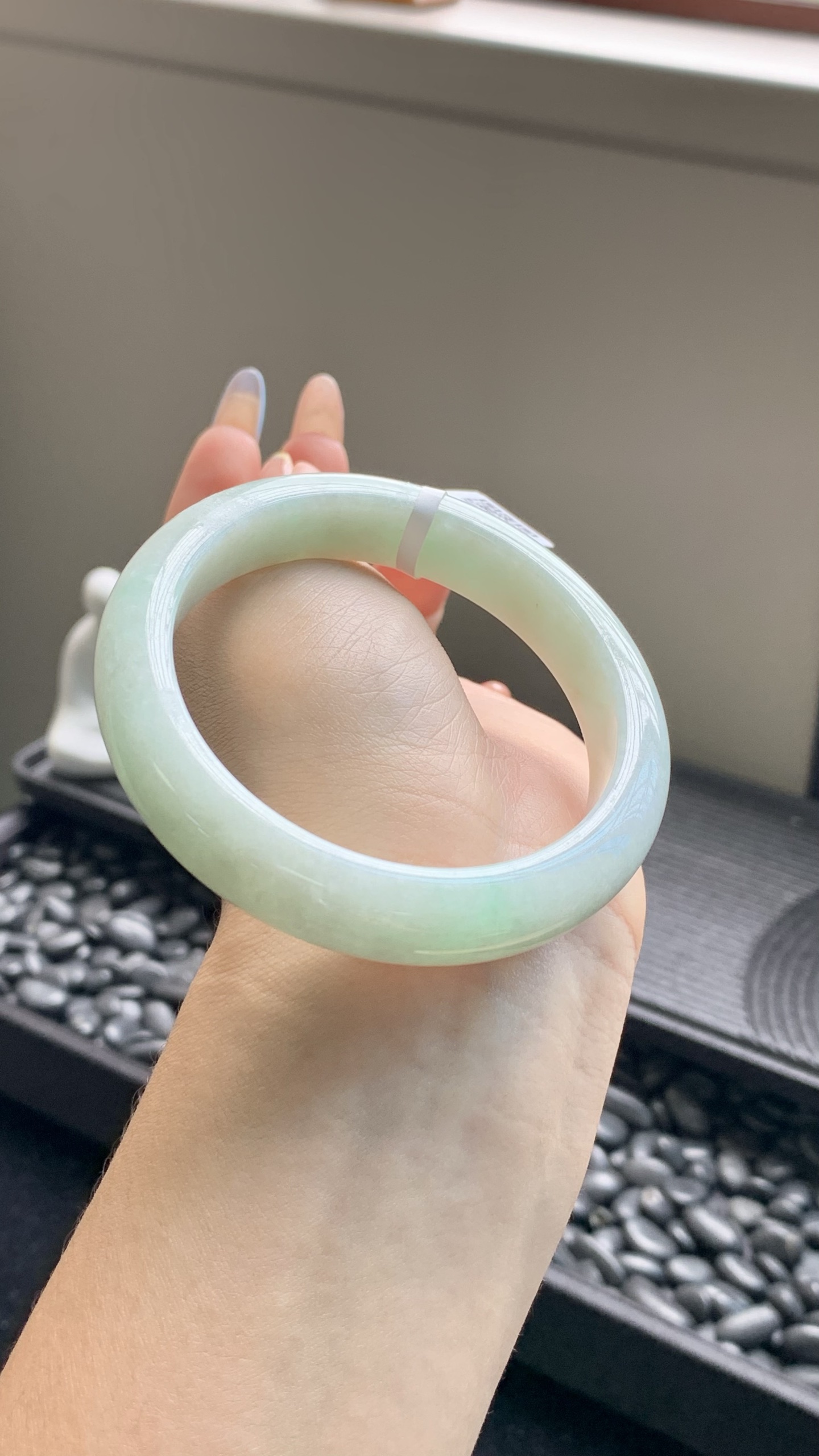 淡果绿正圈成品 HY-6637 尺寸：55-12-8