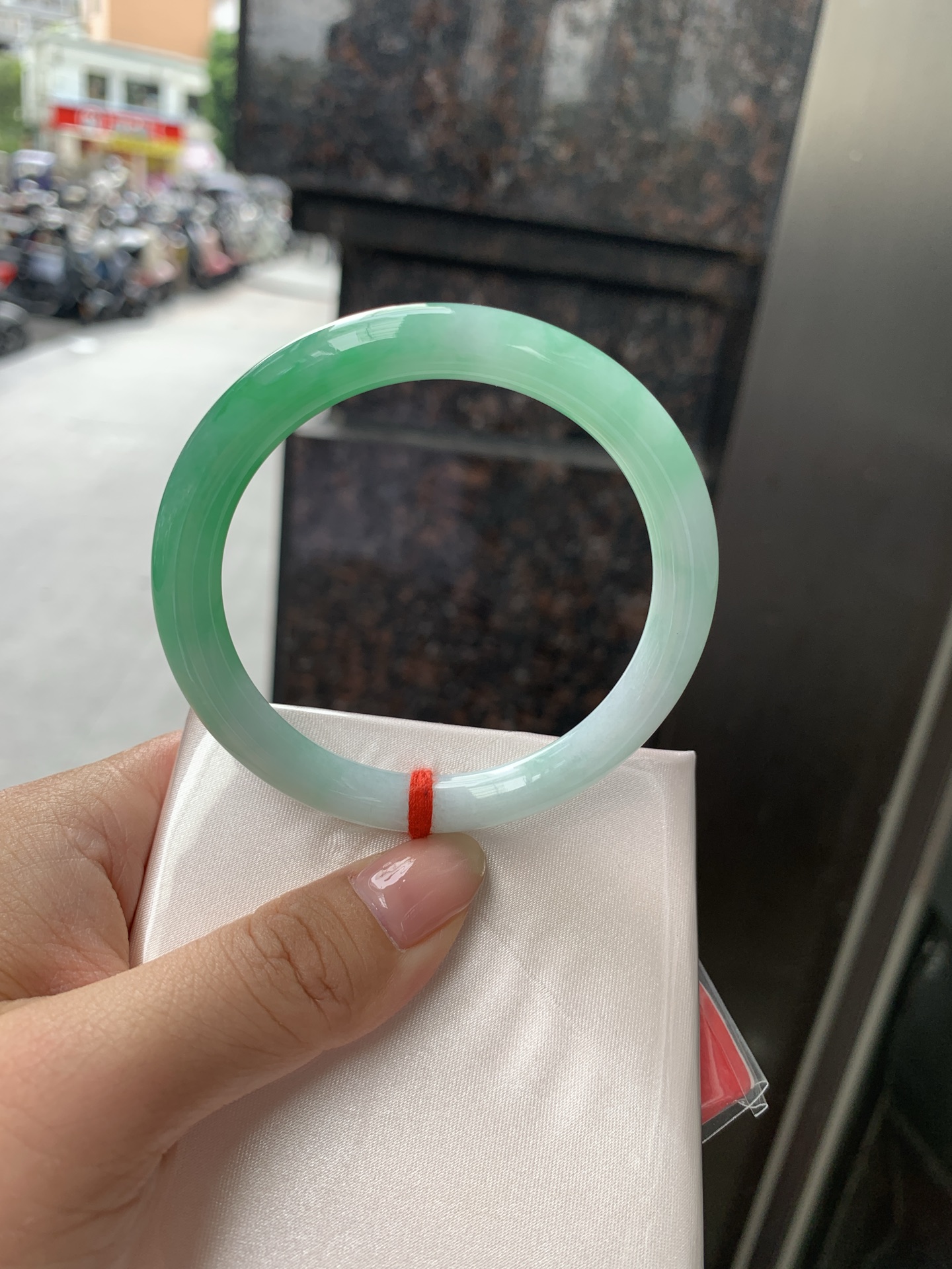 阳绿圆条,0904-N1465,打灯细纹
