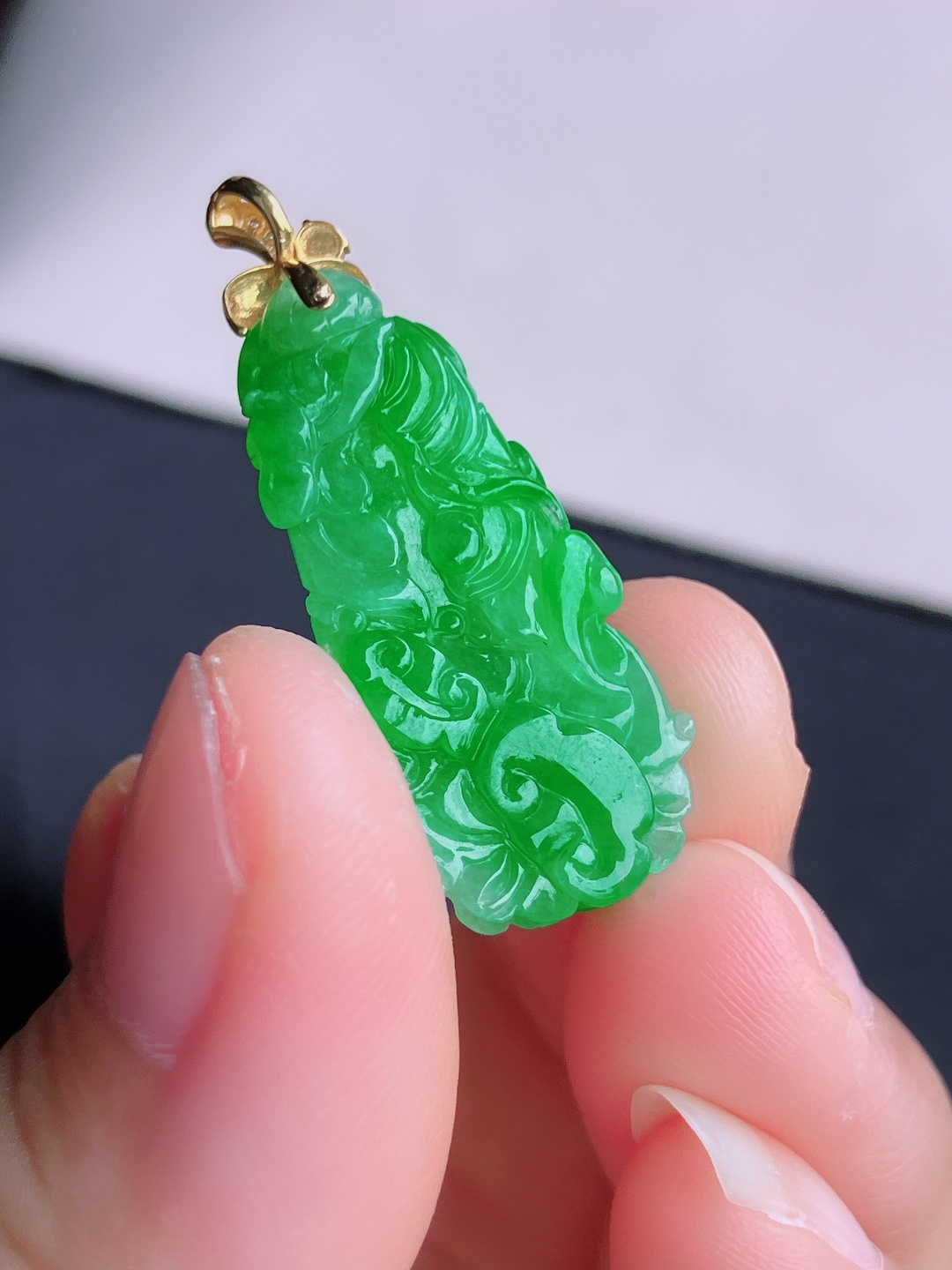 ️翠绿百财，色美清爽，尺寸34/28.6/14.3/7/自然光实拍