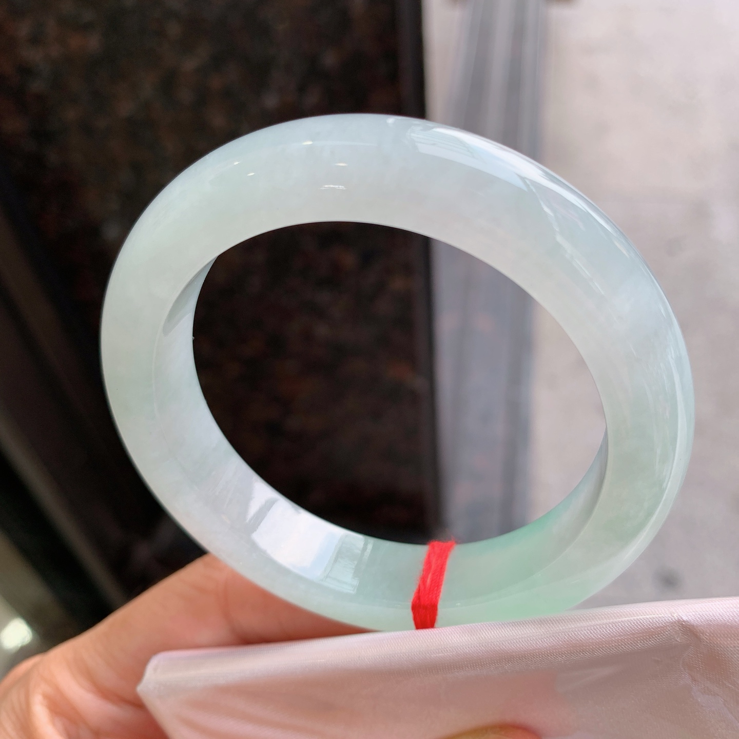 正圈冰飘绿 无裂, 版型好