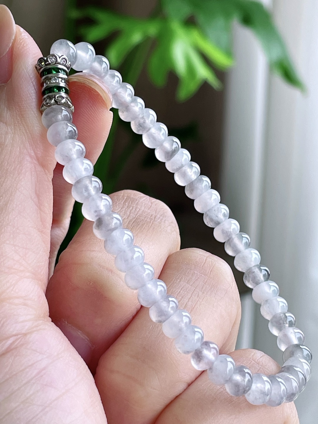 冰乌鸡手串圆珠珠子手串,性比高,尺寸5.4-3.2mm,重量10克