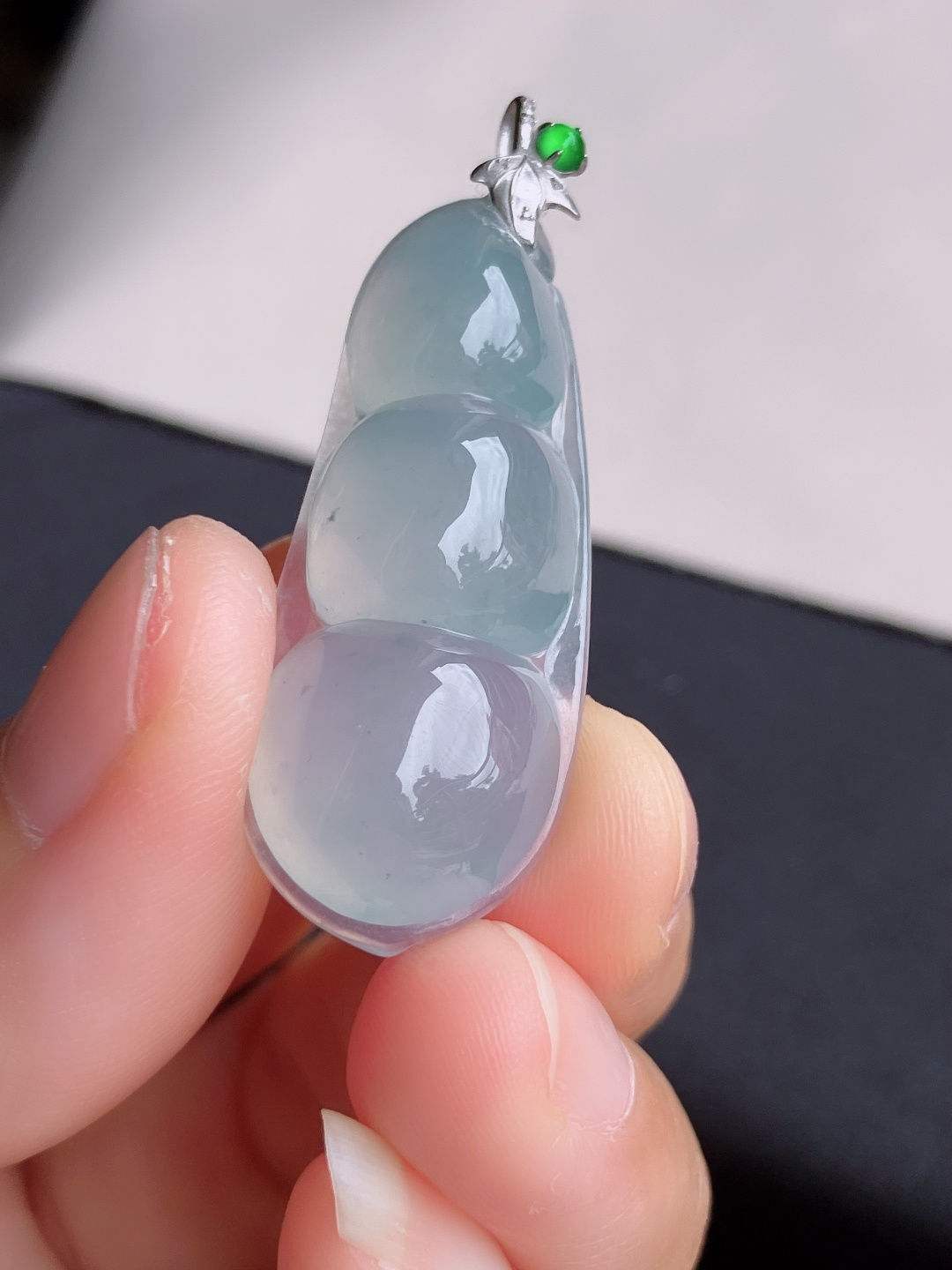 底色大福豆，晶莹剔透，尺寸45/37/16/8.6/自然光实拍