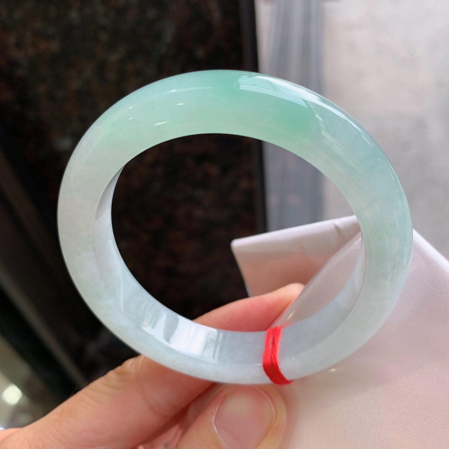 正圈冰飘绿 无裂, 版型好