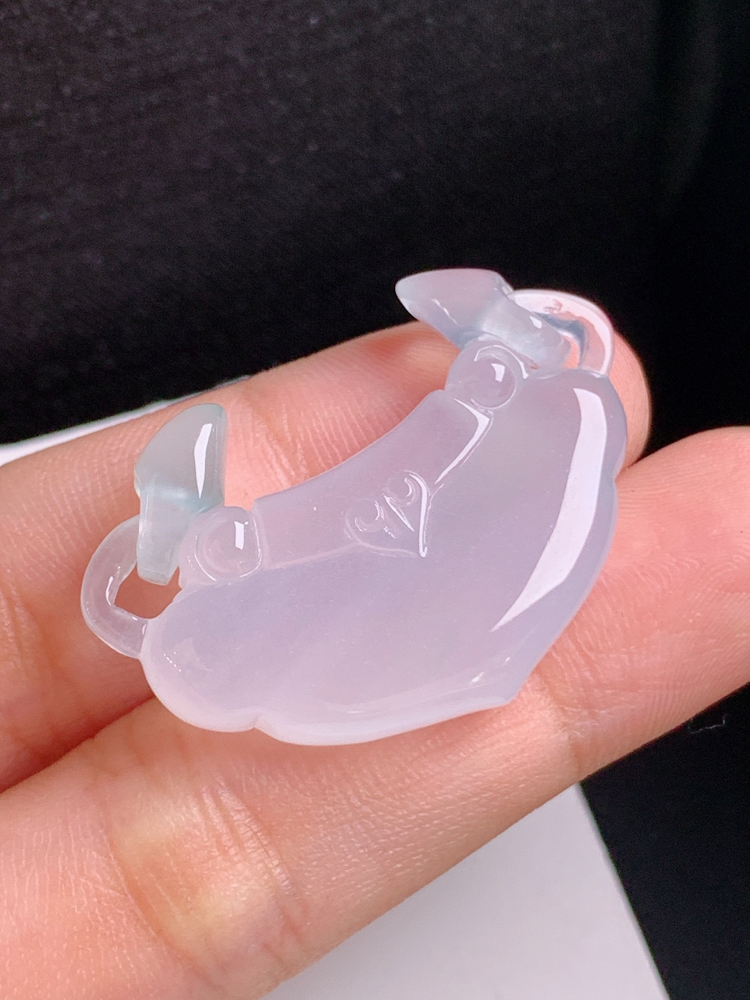 如意锁，通透莹润，工艺精巧，活环灵动，长命安康