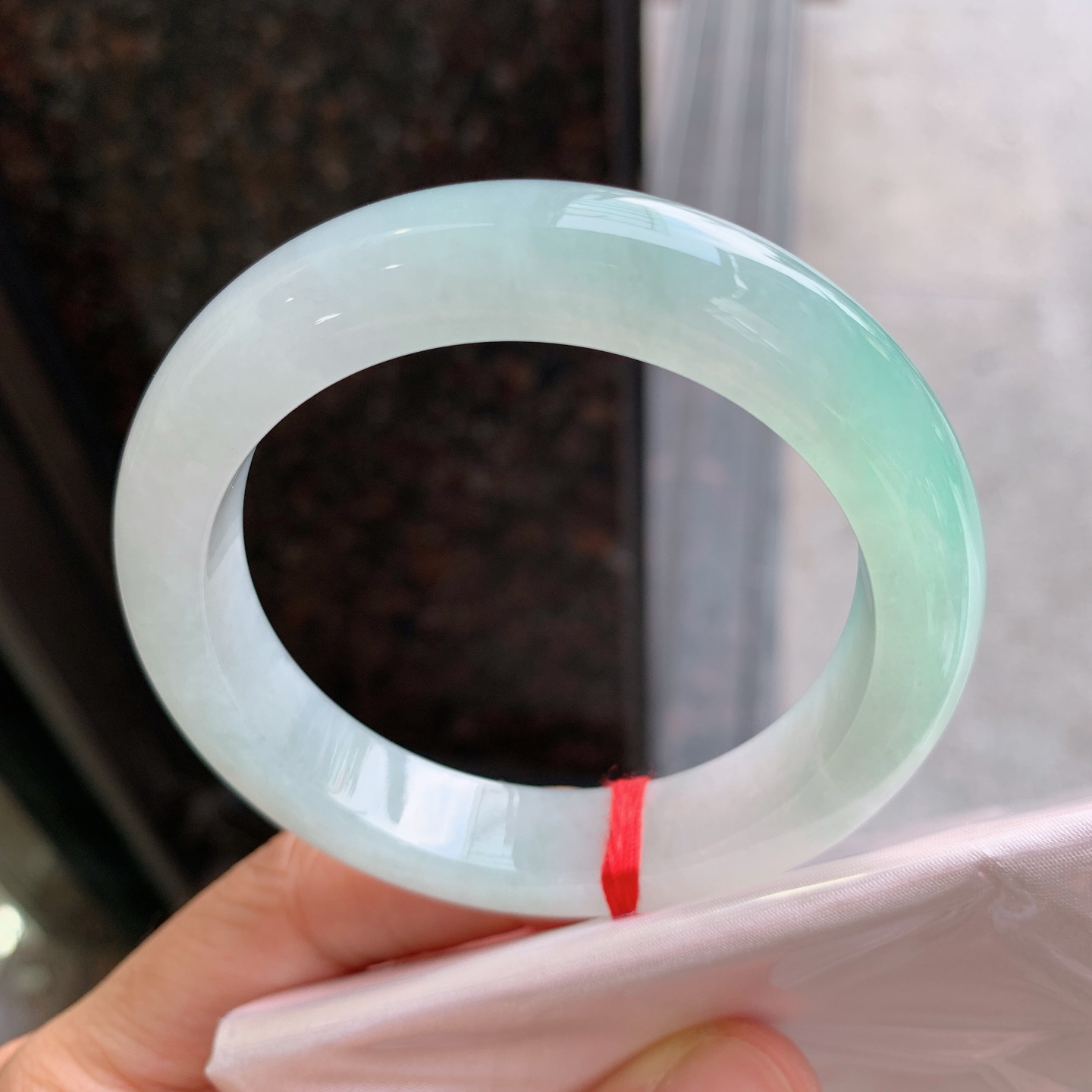正圈冰飘绿 无裂, 版型好