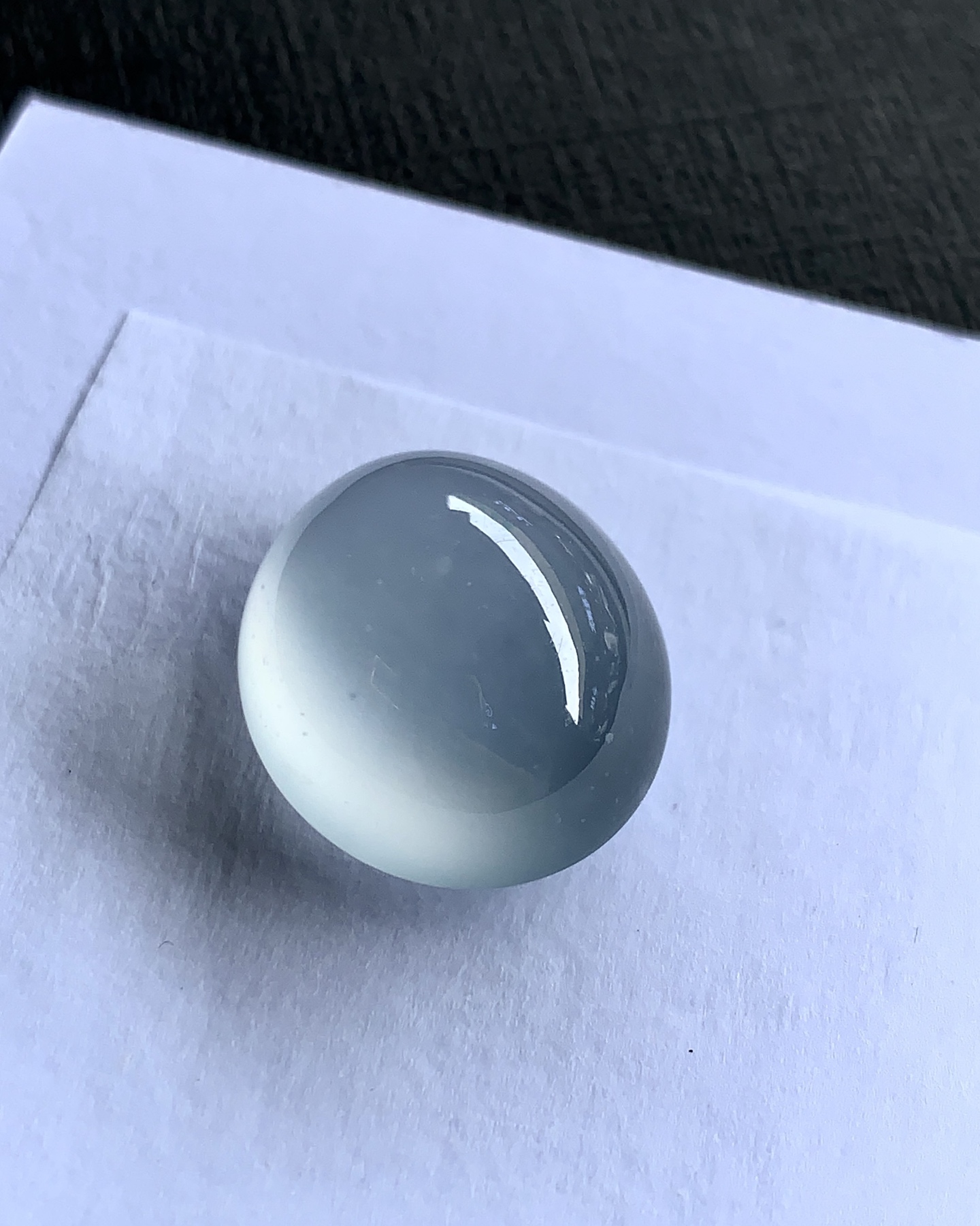 ️ 冰种蛋面，尺寸：18.5×16.5×10.7，玉润千年，静藏雅韵
