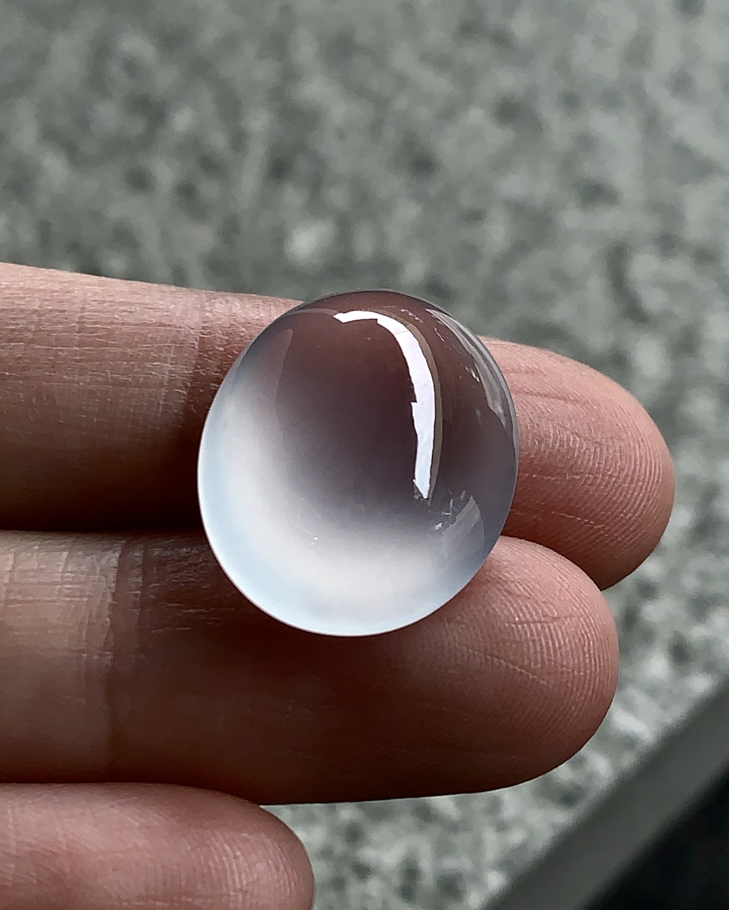 ️ 【玻璃种蛋面】尺寸：18.5×15.4×8，玉韵天成，温润藏珍